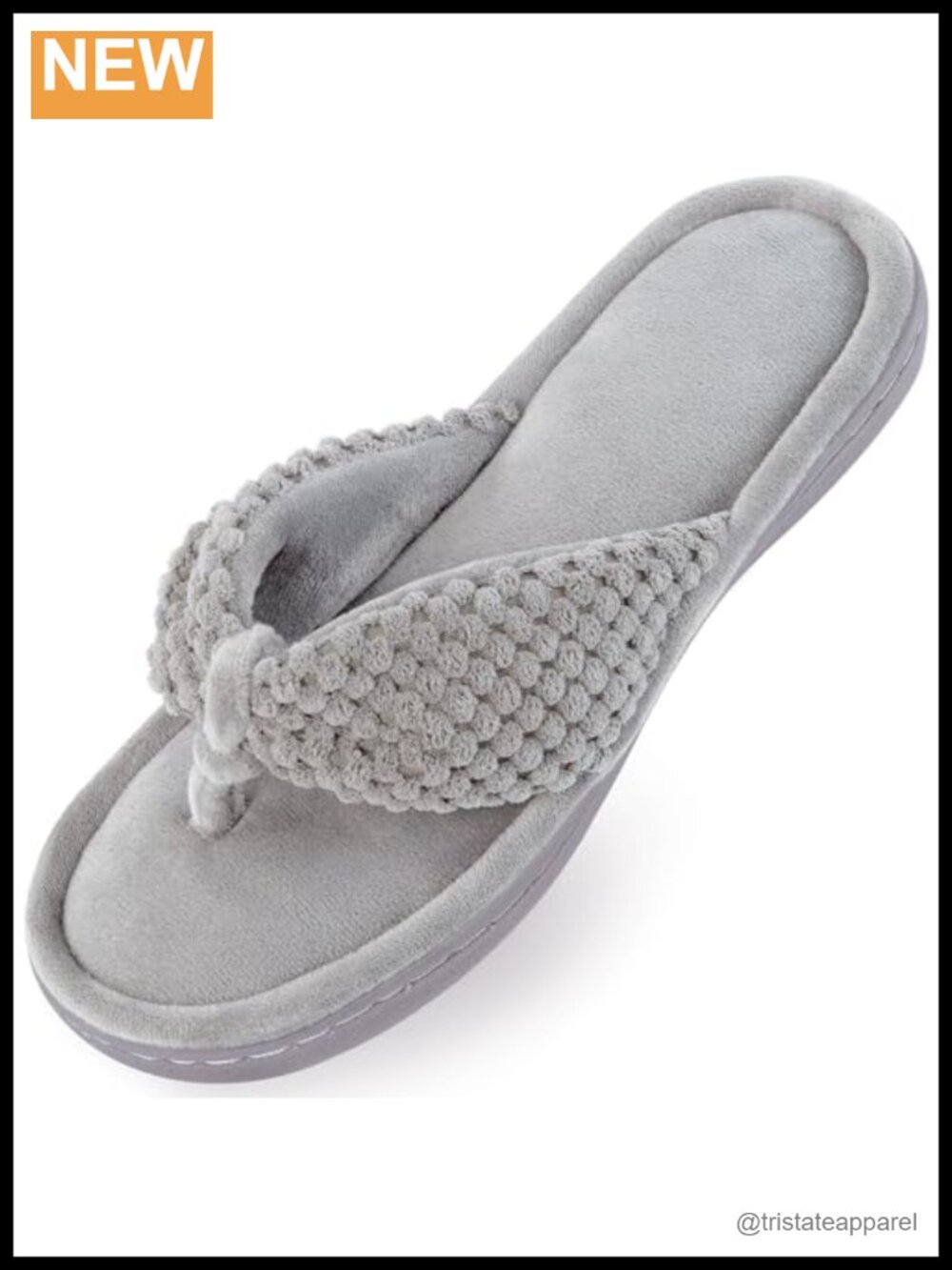 Women's Memory Foam Flip Flop Slippers Adjustable Thong Open Toe Anti-Slip